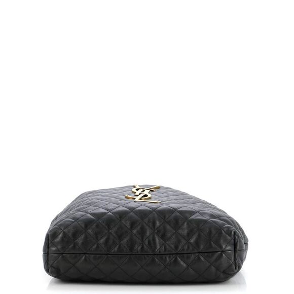 Saint Laurent Icare Shopping Tote Quilted Leather Maxi Black - Picture 5 of 9